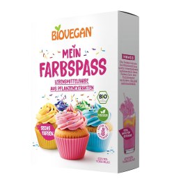 BARWNIKI SPOŻYWCZE BEZGLUTENOWE BIO (6 x 8 g) 48 g - BIOVEGAN