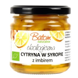 CYTRYNA Z IMBIREM W SYROPIE BIO 220 g (90 g) - BATOM