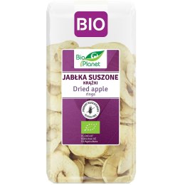 JABŁKA SUSZONE KRĄŻKI BEZGLUTENOWE BIO 100 g - BIO PLANET
