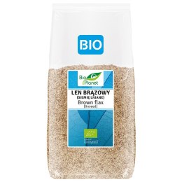 LEN BRĄZOWY (SIEMIĘ LNIANE) BIO 400 g - BIO PLANET