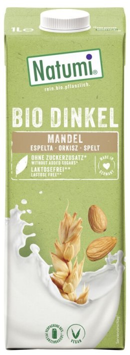 NAPÓJ ORKISZOWO - MIGDAŁOWY BEZ DODATKU CUKRÓW BIO 1 L - NATUMI