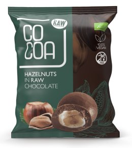 ORZECHY LASKOWE W CZEKOLADZIE SUROWEJ BIO 70 g - COCOA