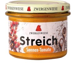 PASTA SŁONECZNIKOWA Z SUSZONYMI POMIDORAMI BEZGLUTENOWA BIO 180 g - ZWERGENWIESE