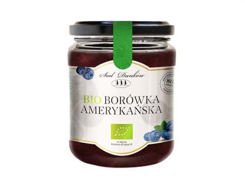 BORÓWKA AMERYKAŃSKA 80 % BIO 260 g - SAD DANKÓW
