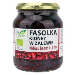 FASOLKA CZERWONA KIDNEY W ZALEWIE BIO 360 g (240 g) (SŁOIK) - BIO PLANET