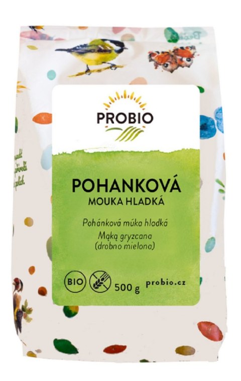 MĄKA GRYCZANA JASNA BEZGLUTENOWA BIO 500 g - PROBIO