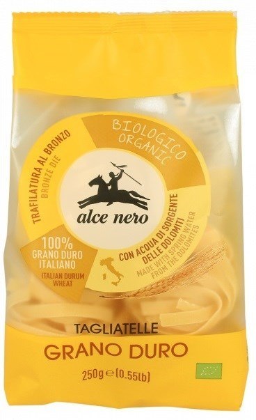 MAKARON (SEMOLINOWY) GNIAZDA TAGLIATELLE BIO 250 g - ALCE NERO