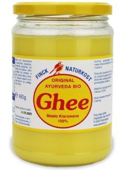MASŁO KLAROWANE GHEE BIO 480 g (527 ml) - FINCK AYURVEDA