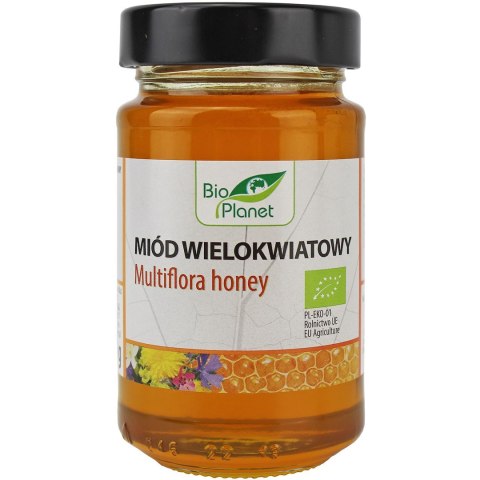 MIÓD WIELOKWIATOWY BIO 300 g - BIO PLANET