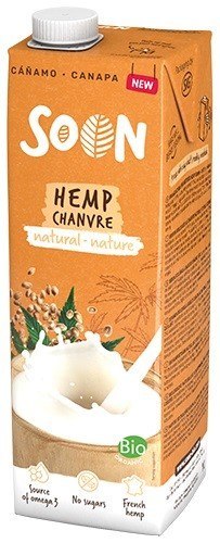 NAPÓJ Z KONOPI OMEGA-3 BEZ CUKRU BIO 1 L - SOJADE (SOON)