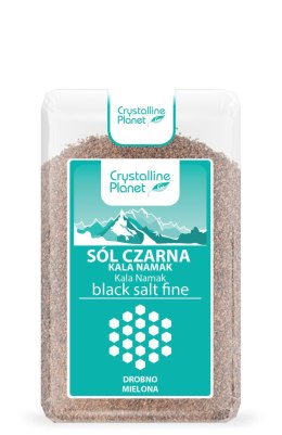 SÓL CZARNA KALA NAMAK DROBNO MIELONA 600 g - CRYSTALLINE PLANET
