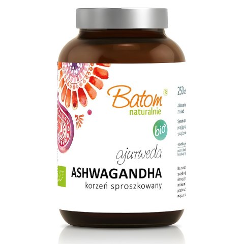 ASHWAGANDHA BIO (495 mg) 250 TABLETEK - BATOM (AJURWEDA)