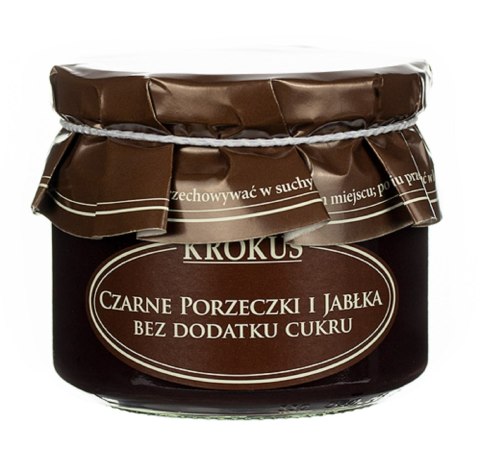 CZARNE PORZECZKI I JABŁKA BEZ DODATKU CUKRÓW BEZGLUTENOWE 310 g - KROKUS