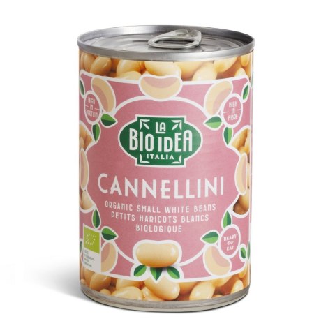 FASOLA BIAŁA DROBNA W ZALEWIE BIO 400 g (240 g) - LA BIO IDEA