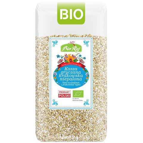 KASZA GRYCZANA KRAKOWSKA NIEPALONA BIO (POLSKA) 500 g - BIO RAJ