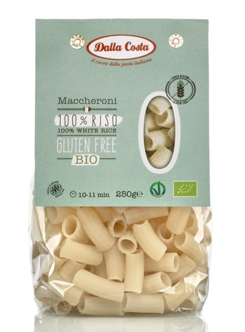 MAKARON (RYŻOWY) RURKA MACCHERONI BEZGLUTENOWY BIO 250 g - DALLA COSTA