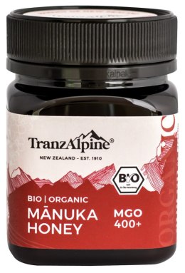 MIÓD MANUKA MGO 400+ BIO 250 g - TRANZALPINE