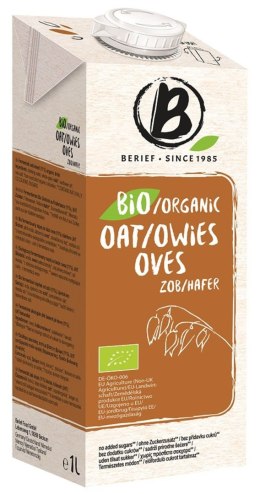 NAPÓJ OWSIANY BEZ DODATKU CUKRÓW BIO 1 L - BERIEF