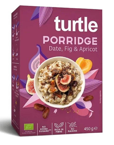 OWSIANKA Z SUSZONYMI OWOCAMI BEZ DODATKU CUKRÓW BIO 450 g - TURTLE