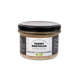 PASZTET DROBIOWO - WIEPRZOWY BIO 180 g (SŁOIK) - FARMY ROZTOCZA