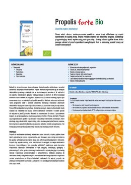 PROPOLIS FORTE EKSTRAKT W KROPLACH BIO 100 ml - PHYSALIS