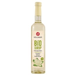 SYROP O SMAKU KWIATÓW CZARNEGO BZU BIO 500 ml - HOLLINGER