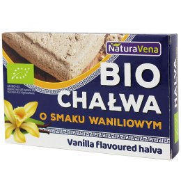 CHAŁWA O SMAKU WANILIOWYM BIO 200 g - NATURAVENA