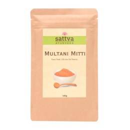 GLINKA KOSMETYCZNA DO TWARZY MULTANI MITTI 100 g - SATTVA (AYURVEDA)