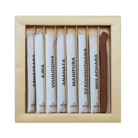 KADZIDEŁKA INDYJSKIE HARMONIZUJĄCE CZAKRY (49 szt.) - SATTVA (WELLNESS)