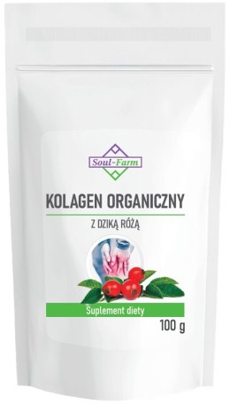 KOLAGEN RYBI Z DZIKĄ RÓŻĄ W PROSZKU 100 g - SOUL FARM