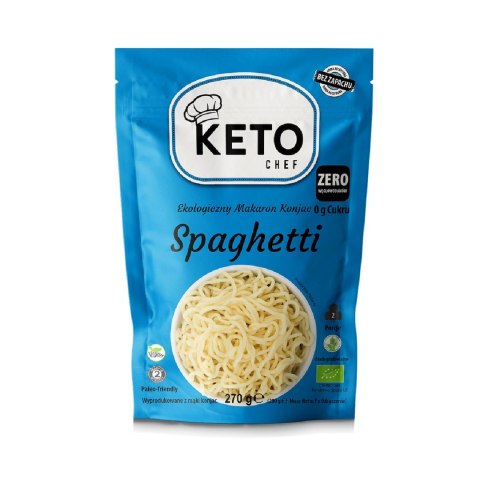 MAKARON (KONJAC) SPAGHETTI BEZGLUTENOWY BIO 270 g (200 g) - KETO CHEF