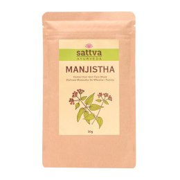 MASECZKA ZIOŁOWA DO TWARZY I WŁOSÓW MANJISTHA 50 g - SATTVA (AYURVEDA)