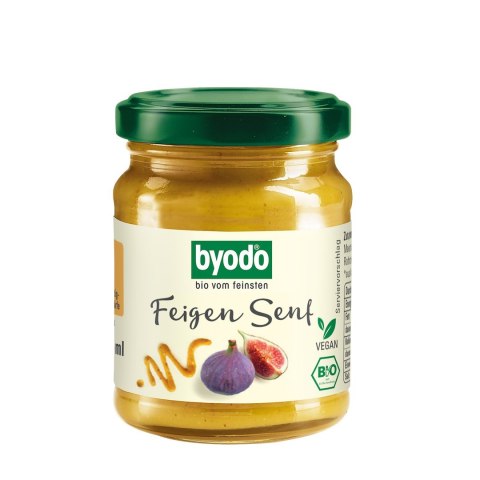 MUSZTARDA FIGOWA BEZGLUTENOWA BIO 125 ml - BYODO