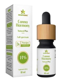 OLEJ KONOPNY 14 % (1400 mg FITOSKŁADNIKÓW) 10 ml - HEMPKING