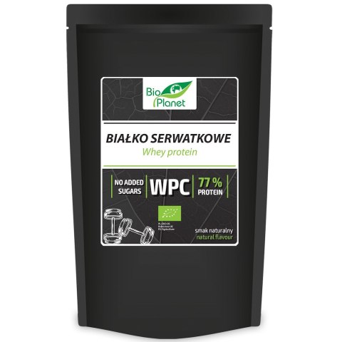 BIAŁKO SERWATKOWE NATURALNE (WPC 77) BIO 150 g - BIO PLANET