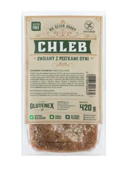 CHLEB OWSIANY Z PESTKAMI DYNI BEZGLUTENOWY 420 g - GLUTENEX