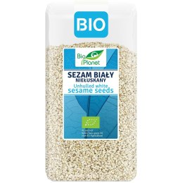SEZAM BIAŁY NIEŁUSKANY BIO 400 g - BIO PLANET