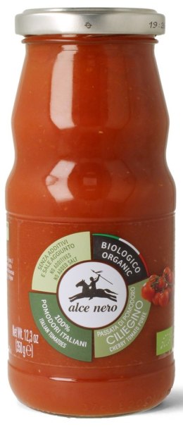 SOS POMIDOROWY PASSATA (Z POMIDORÓW CHERRY) BIO 350 g - ALCE NERO