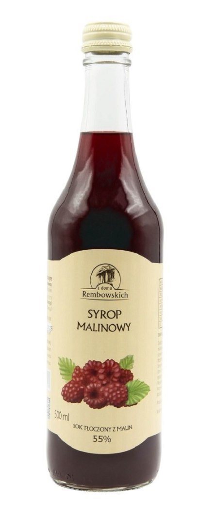SYROP MALINOWY 500 ml - REMBOWSCY