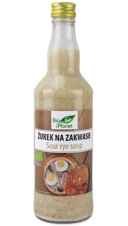 ŻUREK NA ZAKWASIE NIEPASTERYZOWANY BIO 500 ml - BIO PLANET