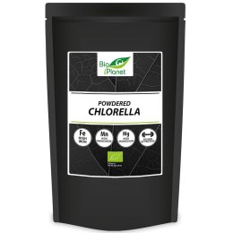 CHLORELLA SPROSZKOWANA BIO 500 g - BIO PLANET INTERNATIONAL