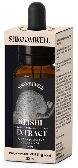 GRZYBY REISHI EKSTRAKT W KROPLACH 30 ml - SHROOMWELL