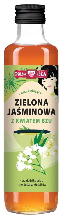 HERBATA ZIELONA JAŚMINOWA Z KWIATEM BZU 250 ml - POLSKA RÓŻA