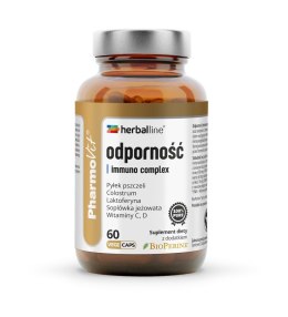 KAPSUŁKI NA ODPORNOŚĆ (IMMUNO COMPLEX) BEZGLUTENOWE 60 szt. - PHARMOVIT (HERBALLINE)