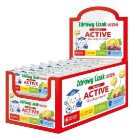 LIZAK O SMAKU WINOGRONO - CYTRYNA DLA AKTYWNYCH BEZ CUKRU BEZGLUTENOWY 6 g - ZDROWY LIZAK (MNIAM MNIAM)