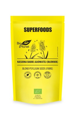 NASIONA BABKI JAJOWATEJ (BŁONNIK) BIO 250 g - BIO PLANET SUPERFOODS