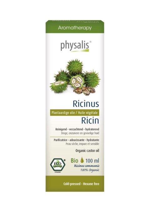 OLEJEK KOSMETYCZNY RYCYNOWY ECO 100 ml - PHYSALIS