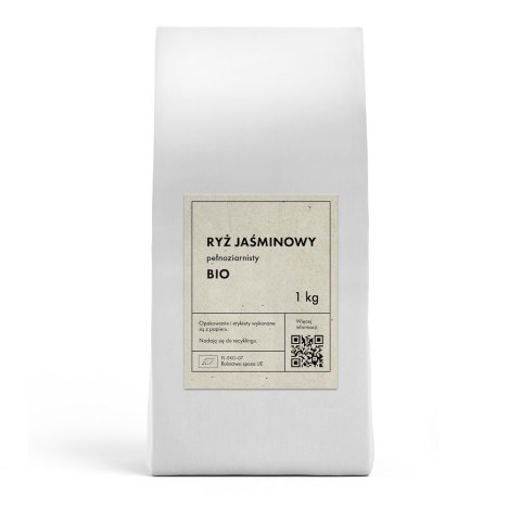 RYŻ JAŚMINOWY PEŁNOZIARNISTY BIO 1 kg - THE PLANET