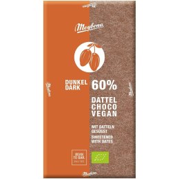 TABLICZKA KAKAOWA 60 % SŁODZONA DAKTYLAMI BIO 80 g - MEYBONA